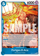 Portgas.D.Ace OP07-053 - Character Blu Rare - Near Mint - 500 Years in the Future - Carta One Piece Card Game