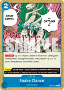 Snake Dance OP07-055 - Event Blu Common - Near Mint - 500 Years in the Future - Carta One Piece Card Game