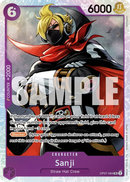 Sanji OP07-064 V1 - Character Viola Super Rare - Near Mint - 500 Years in the Future - Carta One Piece Card Game
