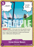 Slow-Slow Beam OP07-075 - Event Viola Uncommon - Near Mint - 500 Years in the Future - Carta One Piece Card Game