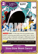 Slow-Slow Beam Sword OP07-076 - Event Viola Common - Near Mint - 500 Years in the Future - Carta One Piece Card Game