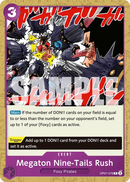 Megaton Nine-Tails Rush OP07-078 - Event Viola Common - Near Mint - 500 Years in the Future - Carta One Piece Card Game