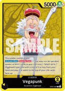 Vegapunk OP07-097 V1 - Leader Giallo - Near Mint - 500 Years in the Future - Carta One Piece Card Game