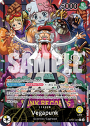 Vegapunk OP07-097 V2 - Leader Giallo Alternate Art - Near Mint - 500 Years in the Future - Carta One Piece Card Game
