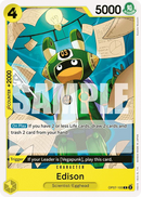 Edison OP07-100 - Character Giallo Common - Near Mint - 500 Years in the Future - Carta One Piece Card Game