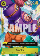 Franky OP07-107 V2 - Character Giallo Alternate Art - Near Mint - 500 Years in the Future - Carta One Piece Card Game
