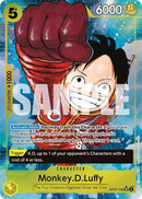 Monkey.D.Luffy OP07-109 V2 - Character Giallo Alternate Art - Near Mint - 500 Years in the Future - Carta One Piece Card Game