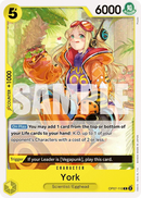 York OP07-110 - Character Giallo Common - Near Mint - 500 Years in the Future - Carta One Piece Card Game