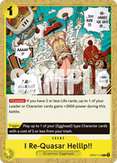 I Re-Quasar Helllp!! OP07-115 - Event Giallo Common - Near Mint - 500 Years in the Future - Carta One Piece Card Game