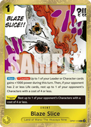 Blaze Slice OP07-116 - Event Giallo Rare - Near Mint - 500 Years in the Future - Carta One Piece Card Game