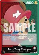 Tony Tony.Chopper OP08-001 V1 - Leader Rosso/Verde - Near Mint - Two Legends - Carta One Piece Card Game