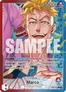 Marco OP08-002 V2 - Leader Rosso/Blu Alternate Art - Near Mint - Two Legends - Carta One Piece Card Game