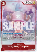 Tony Tony.Chopper OP08-007 V2 - Character Rosso Alternate Art - Near Mint - Two Legends - Carta One Piece Card Game