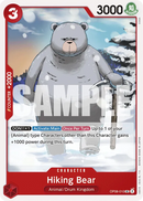 Hiking Bear OP08-010 - Character Rosso Uncommon - Near Mint - Two Legends - Carta One Piece Card Game