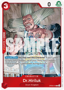 Dr.Hiriluk OP08-016 - Character Rosso Rare - Near Mint - Two Legends - Carta One Piece Card Game