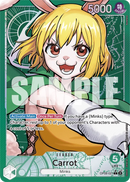 Carrot OP08-021 V2 - Leader Verde Alternate Art - Near Mint - Two Legends - Carta One Piece Card Game