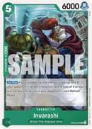 Inuarashi OP08-022 - Character Verde Uncommon - Near Mint - Two Legends - Carta One Piece Card Game