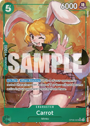 Carrot OP08-023 V2 - Character Verde Alternate Art - Near Mint - Two Legends - Carta One Piece Card Game
