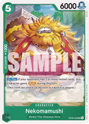 Nekomamushi OP08-028 - Character Verde Uncommon - Near Mint - Two Legends - Carta One Piece Card Game