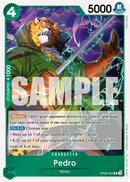 Pedro OP08-030 V1 - Character Verde Rare - Near Mint - Two Legends - Carta One Piece Card Game