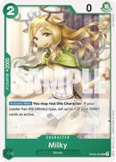 Milky OP08-032 - Character Verde Uncommon - Near Mint - Two Legends - Carta One Piece Card Game