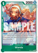 Wanda OP08-034 - Character Verde Rare - Near Mint - Two Legends - Carta One Piece Card Game