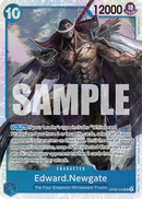 Edward.Newgate OP08-043 V1 - Character Blu Super Rare - Near Mint - Two Legends - Carta One Piece Card Game