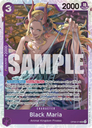 Black Maria OP08-074 V1 - Character Viola Super Rare - Near Mint - Two Legends - Carta One Piece Card Game