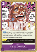 It's to Die For... OP08-076 - Event Viola Uncommon - Near Mint - Two Legends - Carta One Piece Card Game