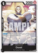 Duval OP08-088 - Character Nero Uncommon - Near Mint - Two Legends - Carta One Piece Card Game