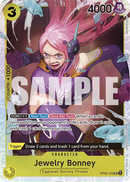 Jewelry Bonney OP08-105 V1 - Character Giallo Super Rare - Near Mint - Two Legends - Carta One Piece Card Game