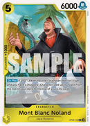 Mont Blanc Noland OP08-109 - Character Giallo Rare - Near Mint - Two Legends - Carta One Piece Card Game