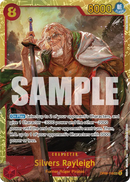 Silvers Rayleigh OP08-118 V1 - Character Rosso Secret Rare - Near Mint - Two Legends - Carta One Piece Card Game