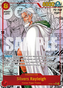 Silvers Rayleigh OP08-118 V3 - Character Rosso Manga Rare - Near Mint - Two Legends - Carta One Piece Card Game