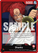 Shanks OP09-001 V1 - Leader Rosso - Near Mint - Emperors in the New World - Carta One Piece Card Game