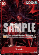 Shanks OP09-004 V2 - Character Rosso Alternate Art - Near Mint - Emperors in the New World - Carta One Piece Card Game