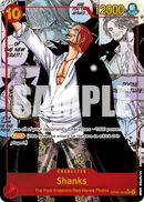 Shanks OP09-004 V4 - Character Rosso Manga Rare - Near Mint - Emperors in the New World - Carta One Piece Card Game