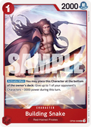 Building Snake OP09-008 - Character Rosso Uncommon - Near Mint - Emperors in the New World - Carta One Piece Card Game