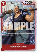 Benn.Beckman OP09-009 V1 - Character Rosso Super Rare - Near Mint - Emperors in the New World - Carta One Piece Card Game