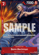 Benn.Beckman OP09-009 V2 - Character Rosso Alternate Art - Near Mint - Emperors in the New World - Carta One Piece Card Game