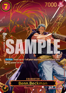 Benn.Beckman OP09-009 - Character Rosso Special Rare - Near Mint - Carrying on his Will - Carta One Piece Card Game
