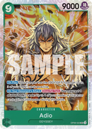 Adio OP09-023 V1 - Character Verde Super Rare - Near Mint - Emperors in the New World - Carta One Piece Card Game