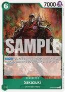 Sakazuki OP09-026 - Character Verde Rare - Near Mint - Emperors in the New World - Carta One Piece Card Game