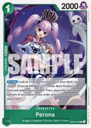 Perona OP09-034 V1 - Character Verde Rare - Near Mint - Emperors in the New World - Carta One Piece Card Game