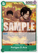 Portgas.D.Ace OP09-035 - Character Verde Uncommon - Near Mint - Emperors in the New World - Carta One Piece Card Game