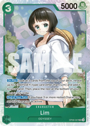 Lim OP09-037 V1 - Character Verde Super Rare - Near Mint - Emperors in the New World - Carta One Piece Card Game