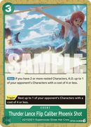 Thunder Lance Flip Caliber Phoenix Shot OP09-040 - Event Verde Uncommon - Near Mint - Emperors in the New World - Carta One Piece Card Game