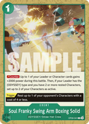 Soul Franky Swing Arm Boxing Solid OP09-041 - Event Verde Common - Near Mint - Emperors in the New World - Carta One Piece Card Game