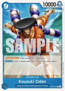 Kouzuki Oden OP09-047 - Character Blu Common - Near Mint - Emperors in the New World - Carta One Piece Card Game