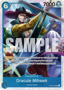 Dracule Mihawk OP09-048 V1 - Character Blu Super Rare - Near Mint - Emperors in the New World - Carta One Piece Card Game